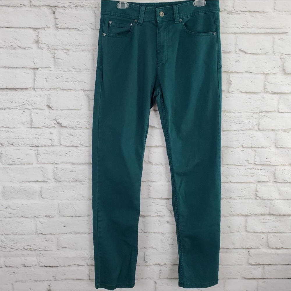 prAna Theorem Jeans High Rise Pockets Green 30